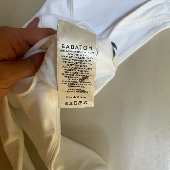 Babaton contour halter bodysuit white size XXS - Picture 7 of 7